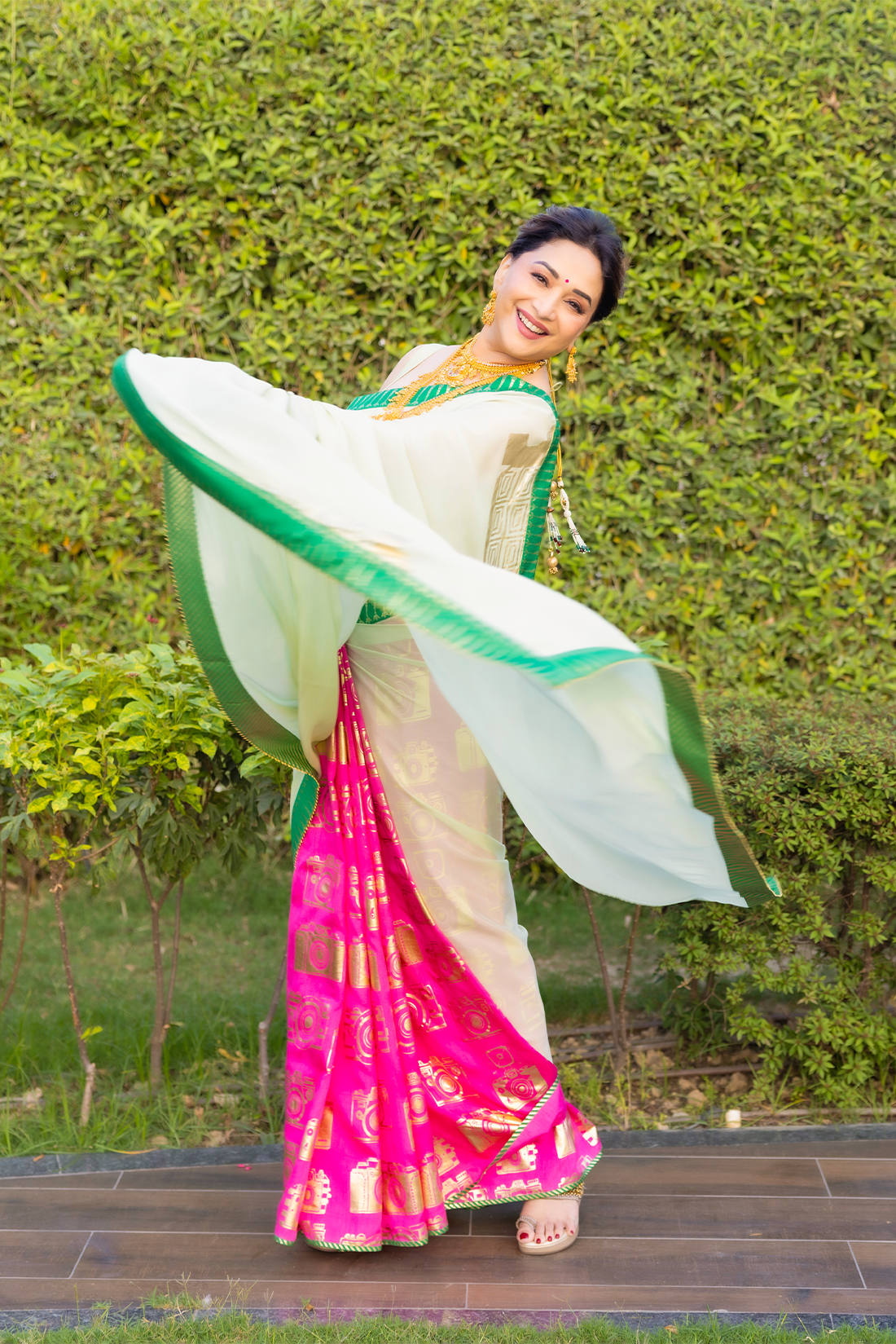 Mint Turtle Tale Saree