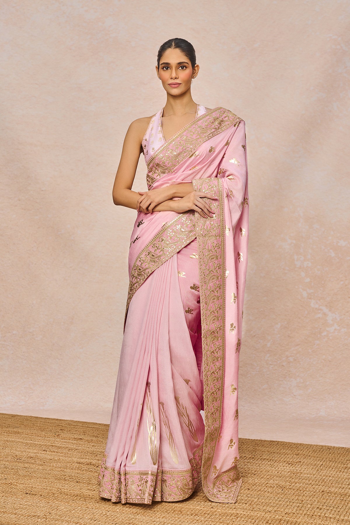 Baby Pink Whispering Saree