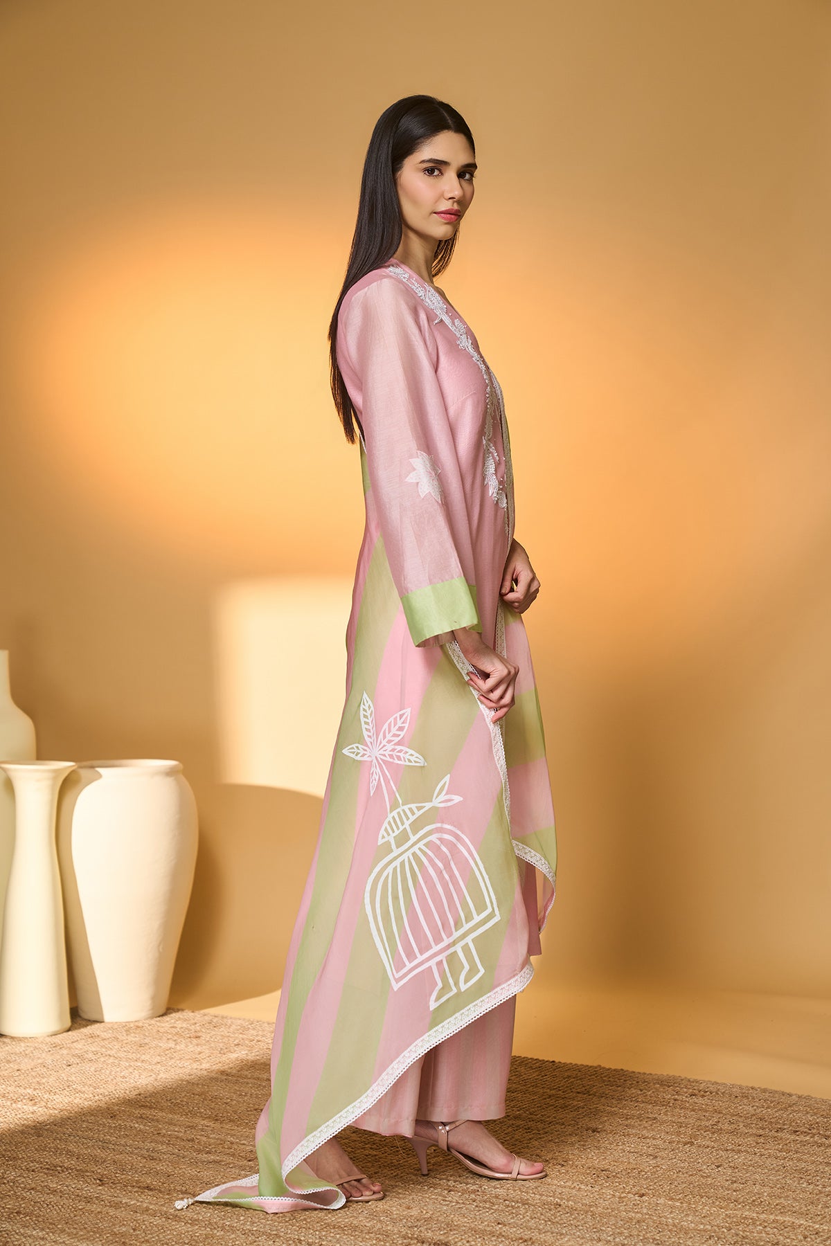 Pink Jungle Bakery Kurta Set