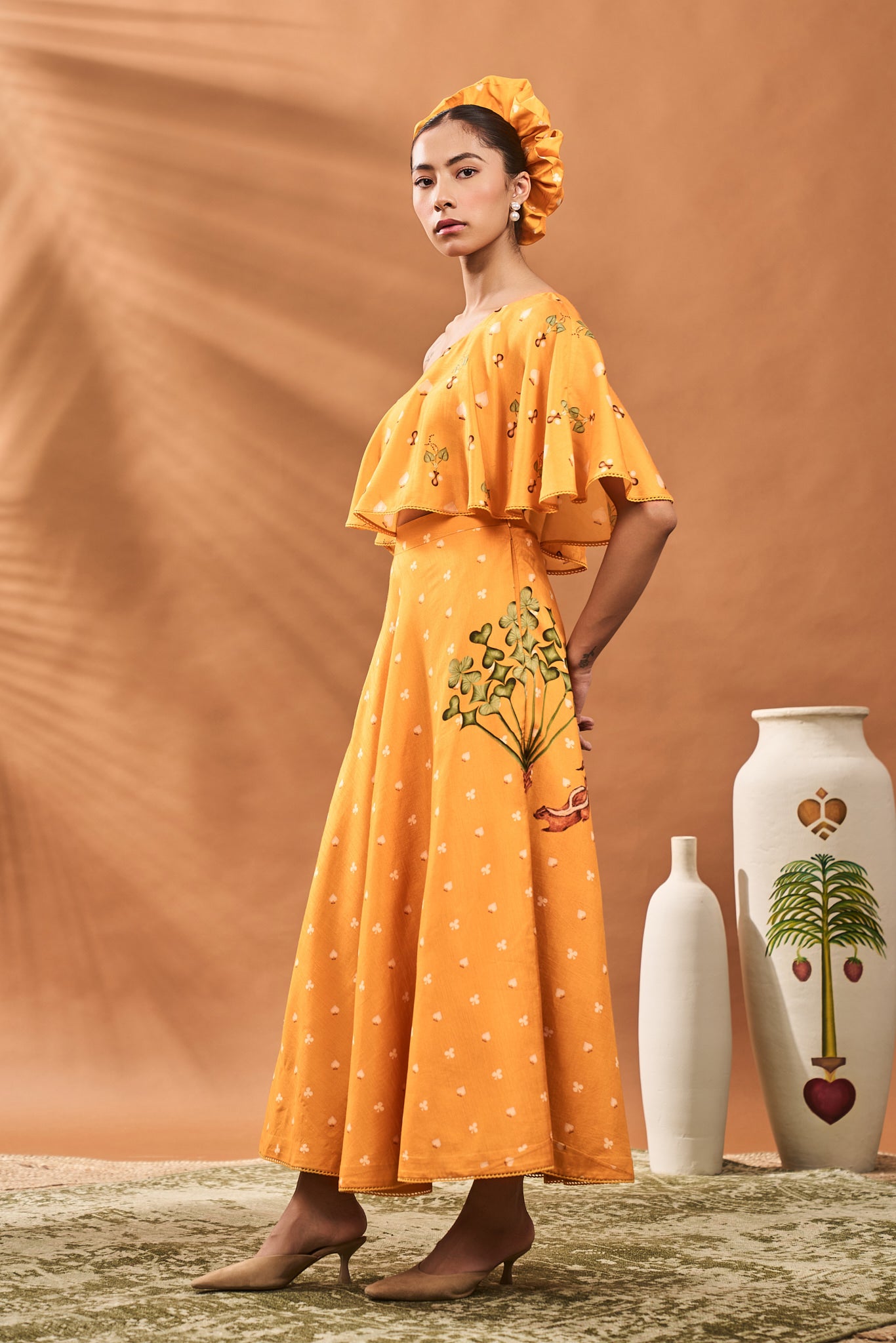 Yellow Spade Blossom Fusion Set