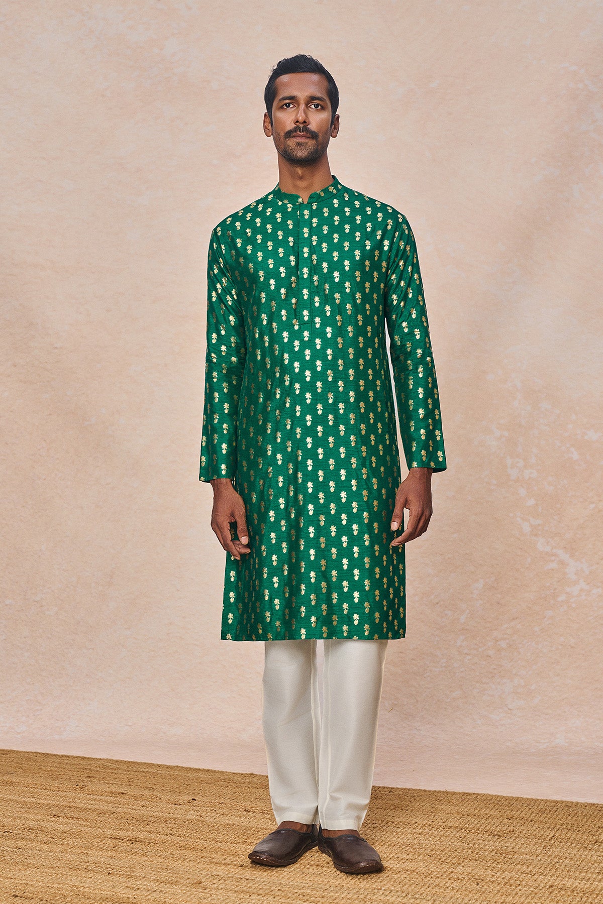 Green Pixie Dust Kurta Set