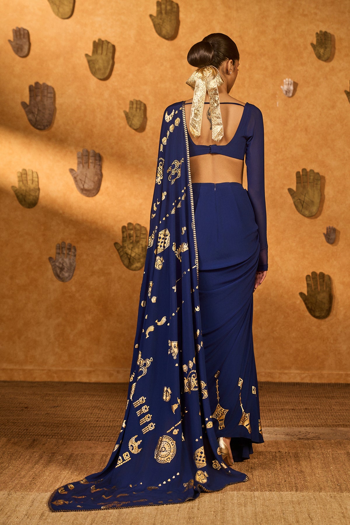 Sapphire Folkstone Draped Saree