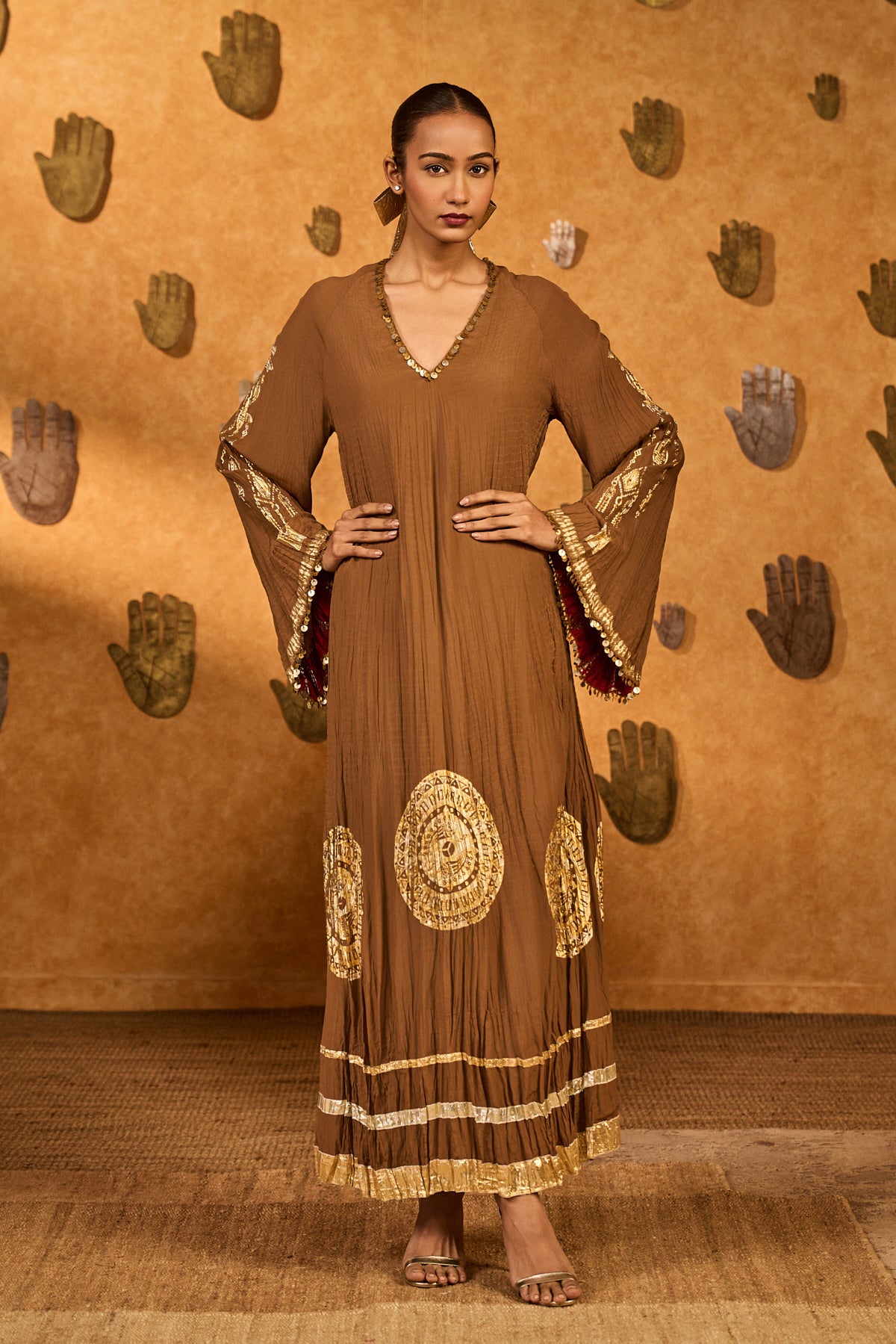 Mocha Muse Moonfish Kaftan