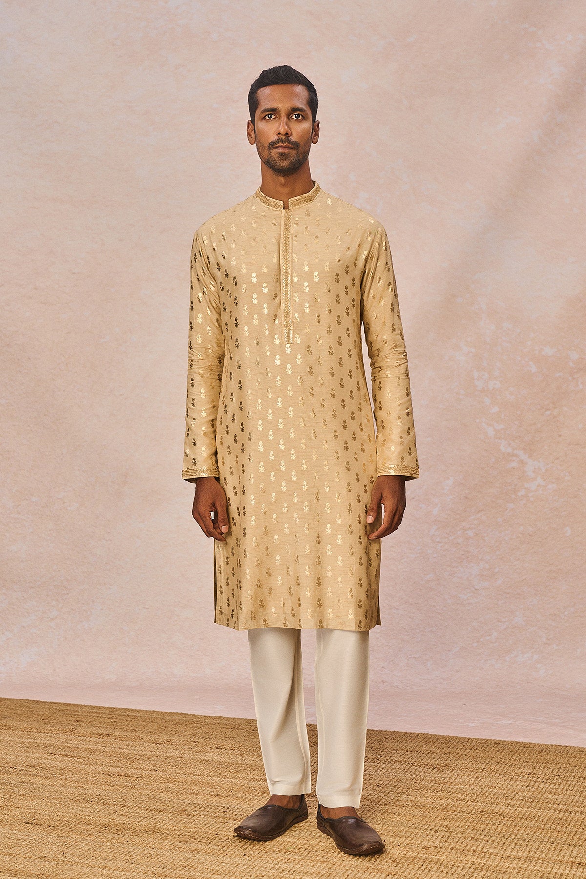 Beige Pixie Dust Kurta Set