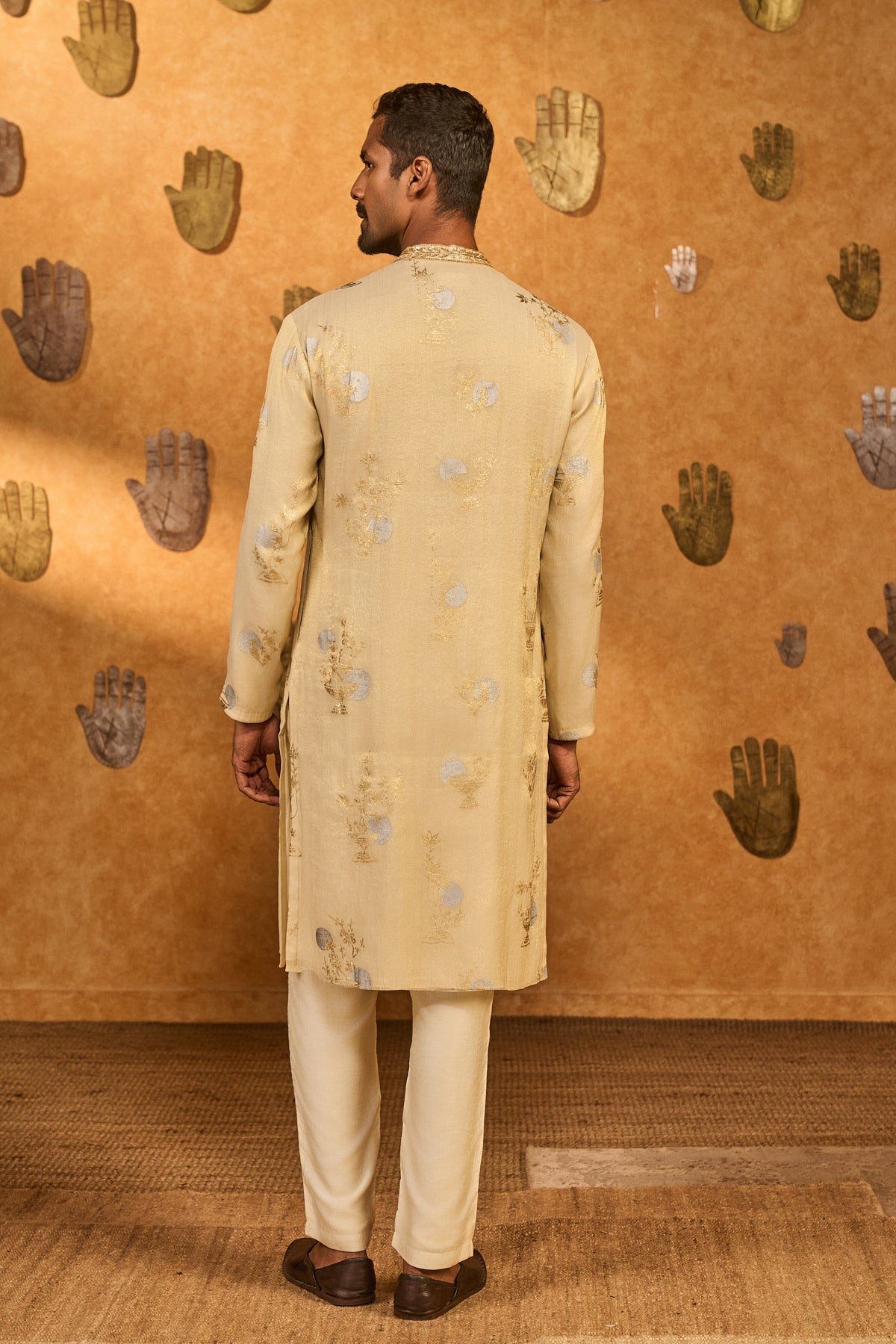 Gold Ivory Moon Garden Kurta Set