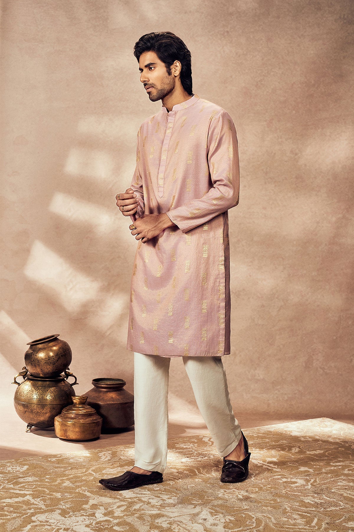 Lilac Timber Tribe Kurta Set
