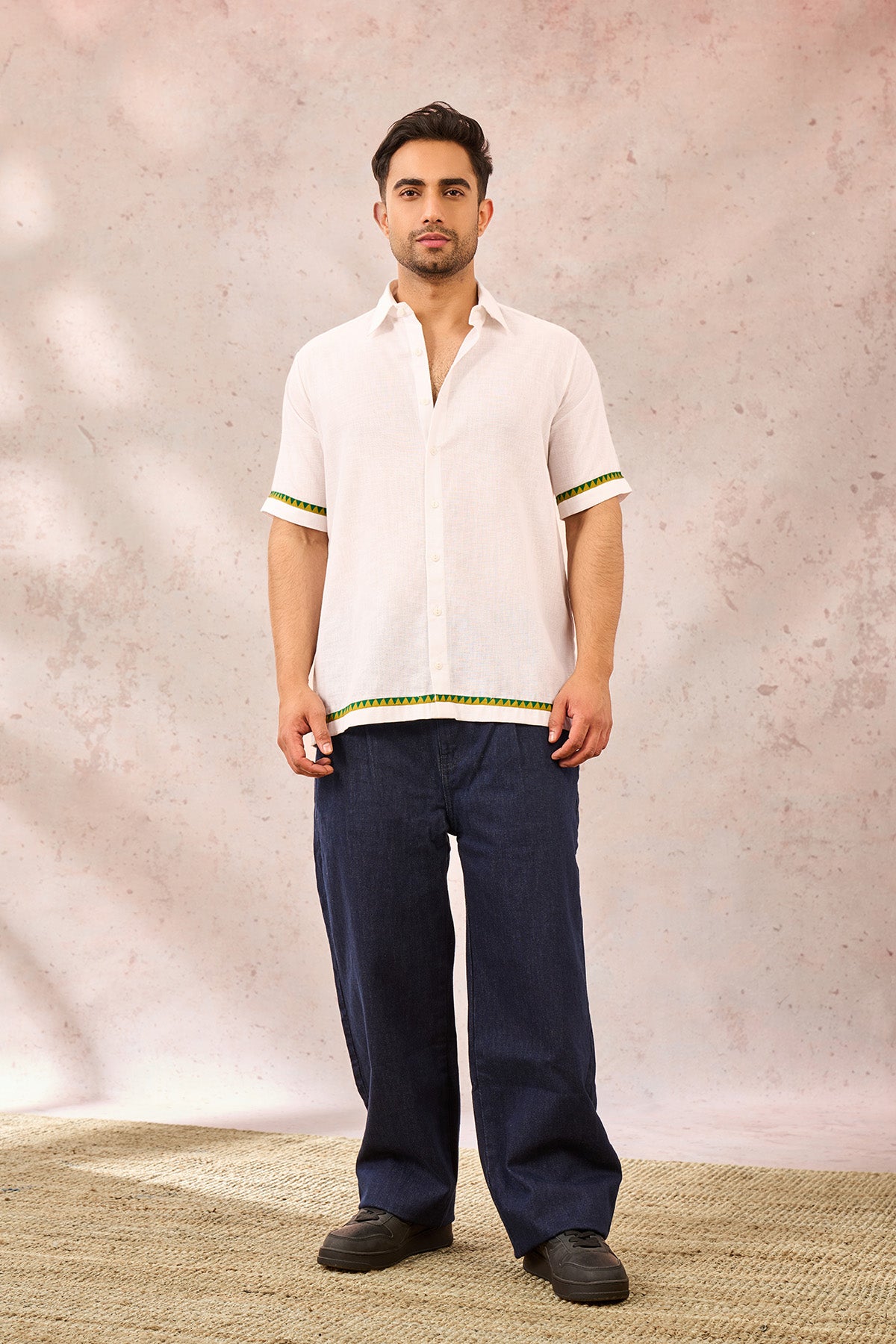 White Leopard Print Shirt