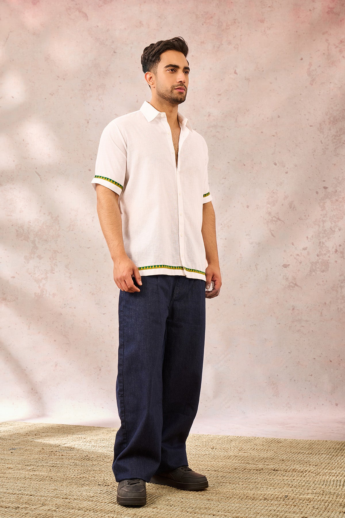 White Leopard Print Shirt