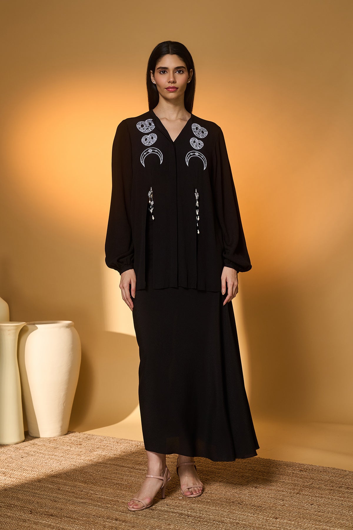 Black Midnight Snack Skirt Set