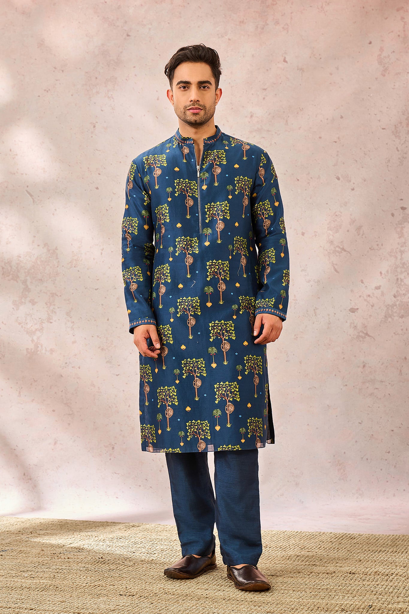 Indigo Wildscape Kurta