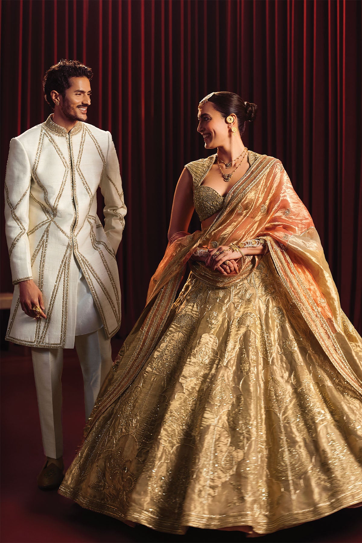 The 'Fasl E Gul' Lehenga