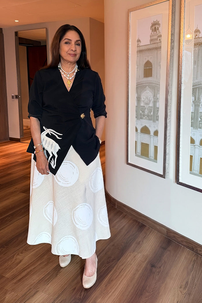 Midnight Stag Skirt Set