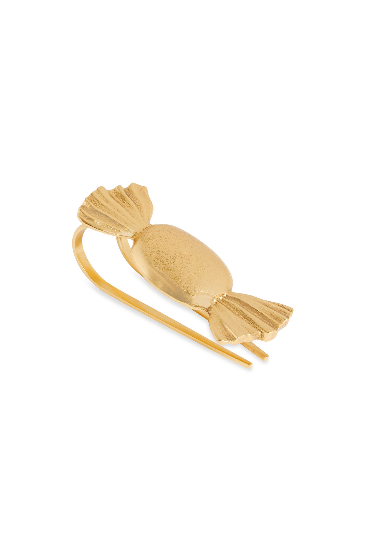 Gold toffee hair pin