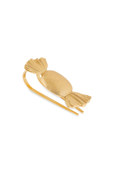 Gold toffee hair pin