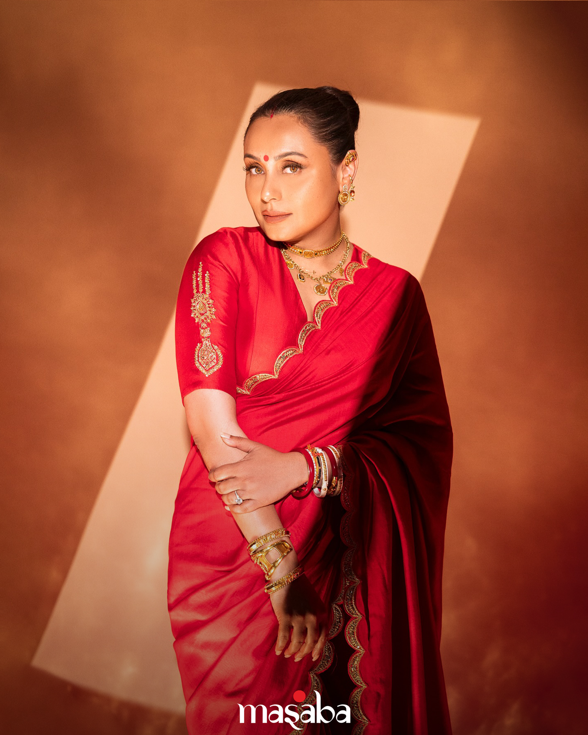 Saba Rani Rani Mukeerji Look – House Of Masaba