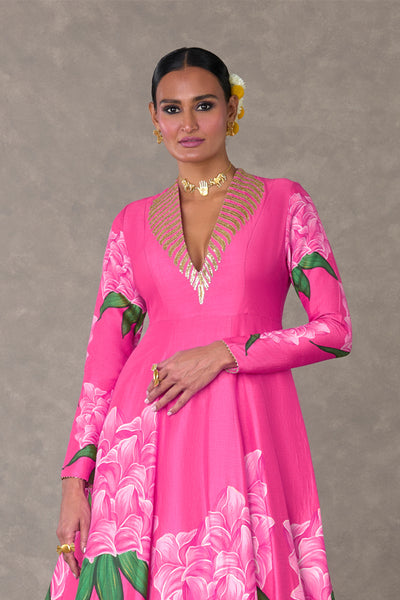 Gulaab Pink Candy Swirl Gown