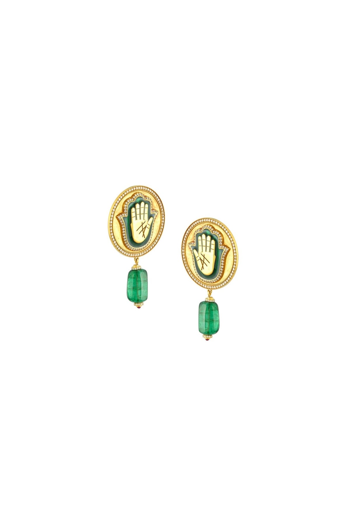 Palm Panna Earrings