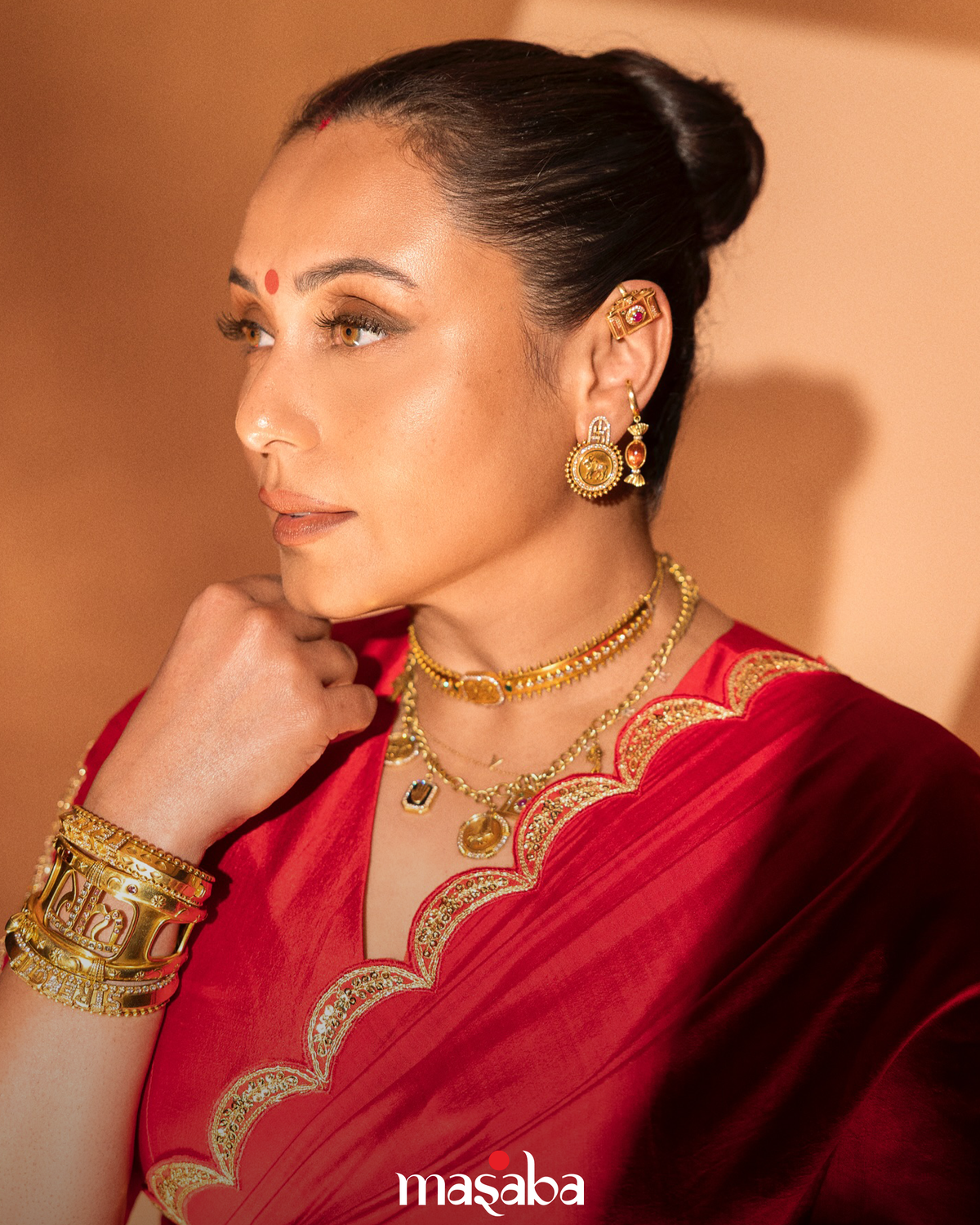 Saba Rani Rani Mukeerji Look – House Of Masaba