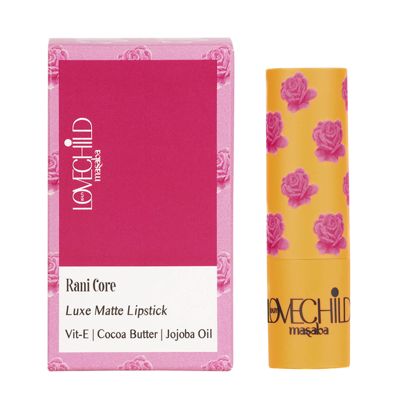 Rani Core Luxe Matte Lipstick  Peri-peri pink