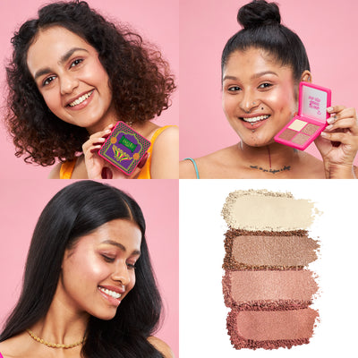 Chandni | Shimmery Face Highlighter Palettes, 11.2gm