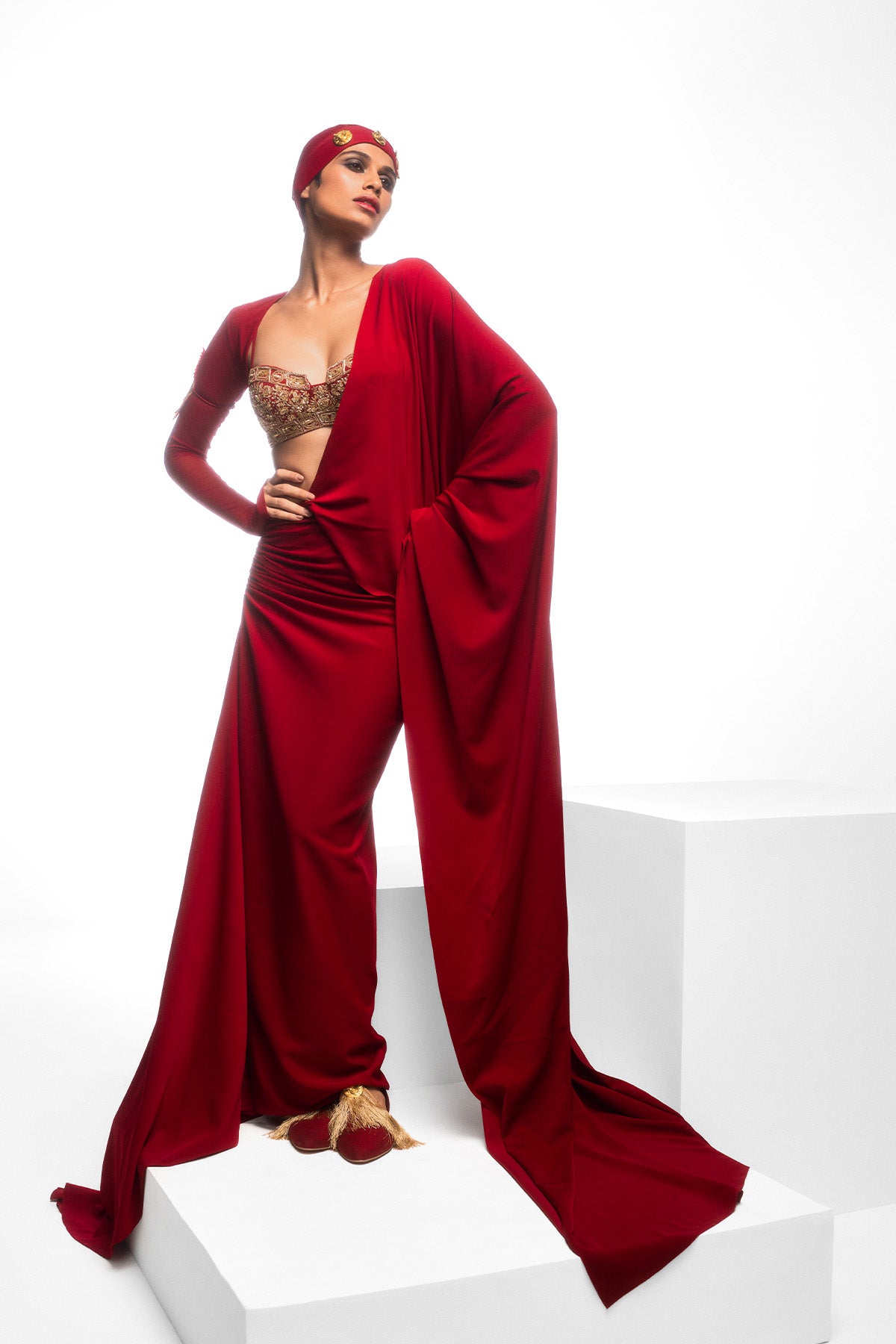 Masaba The Manhattan Cocktail Saree L | House Of Masaba Masaba The Manhattan Cocktail Saree L | House Of Masaba
