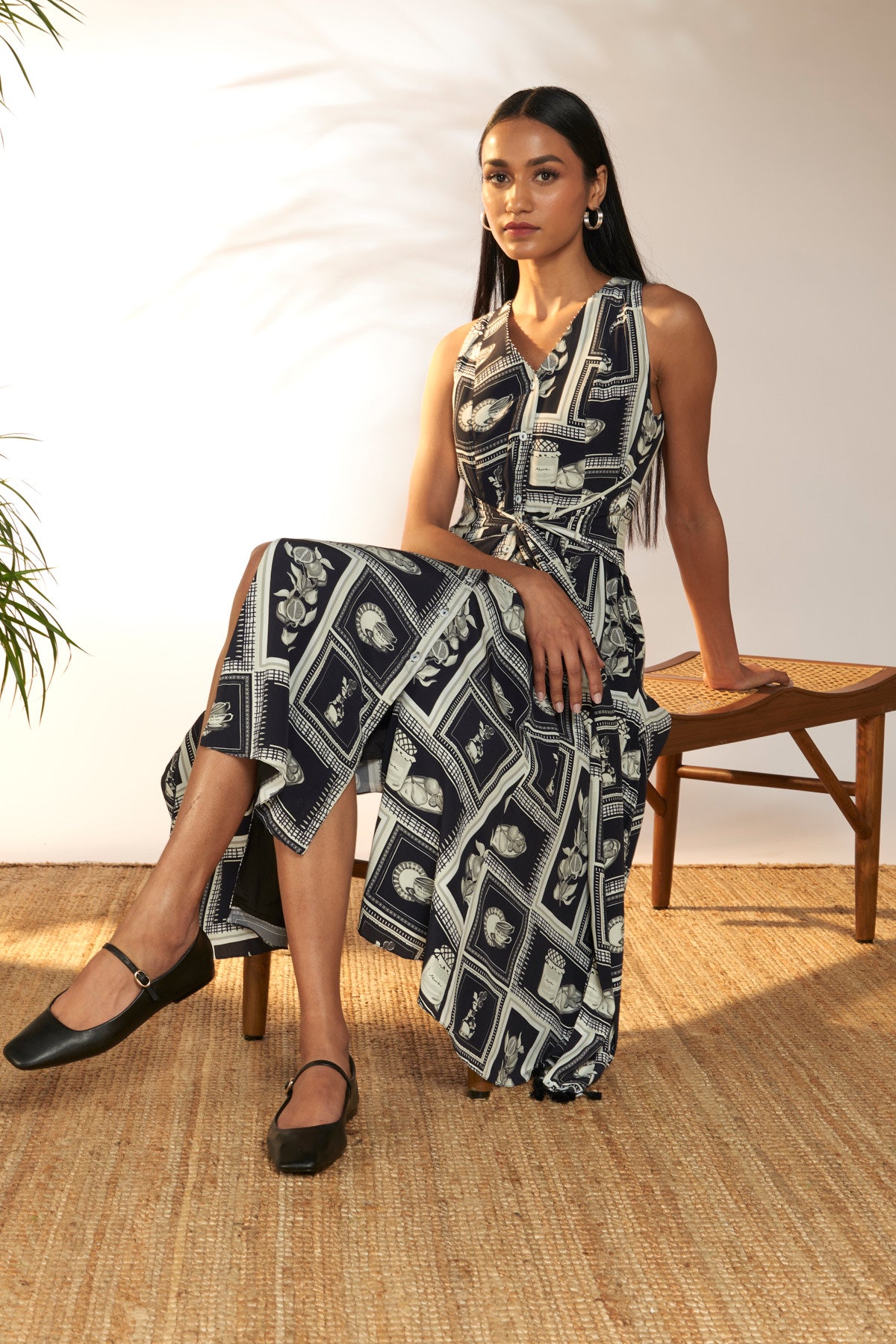 Buy Now black and White Check Dress House Of Masaba