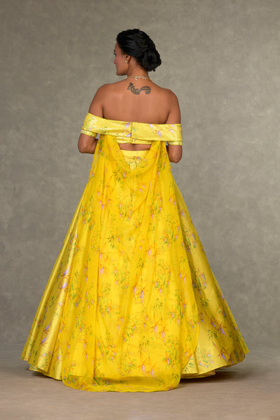 Lemon Yellow Juhi Skirt Set