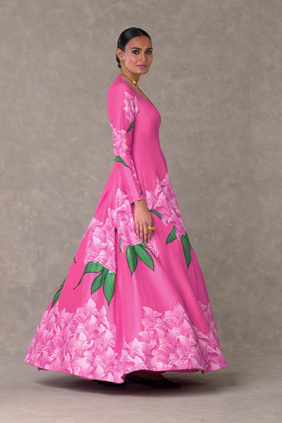 Gulaab Pink Candy Swirl Gown