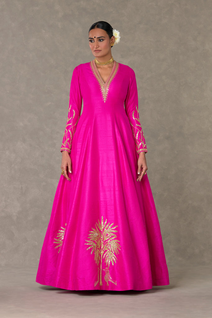Buy NOYYAL Girls Rani Pink Long Gown Dress for Kids Online at Best Prices  in India - JioMart.