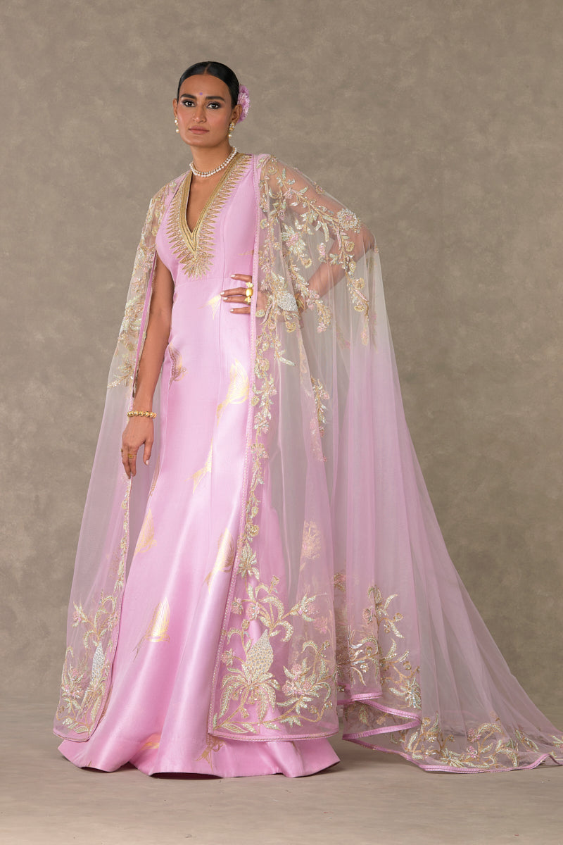 Barfi Pink  Son-Chidiya Gown Set