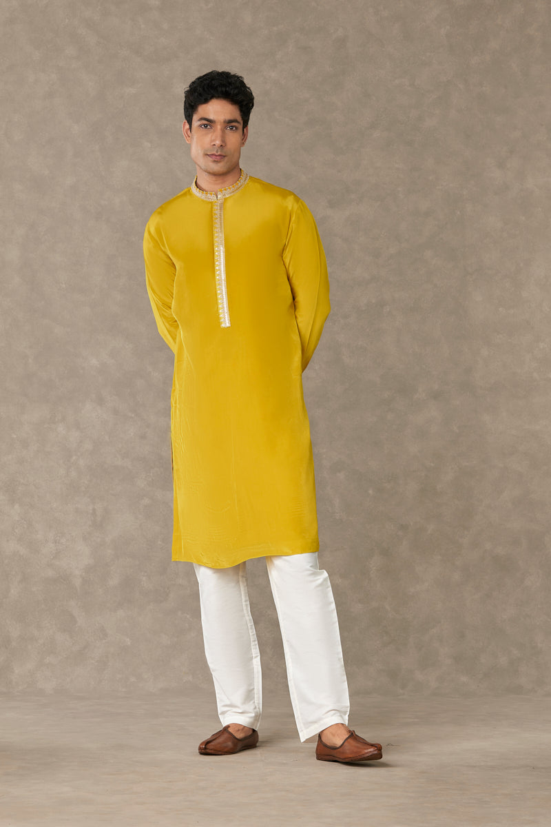 Masaba Yellow Tissue Kurta