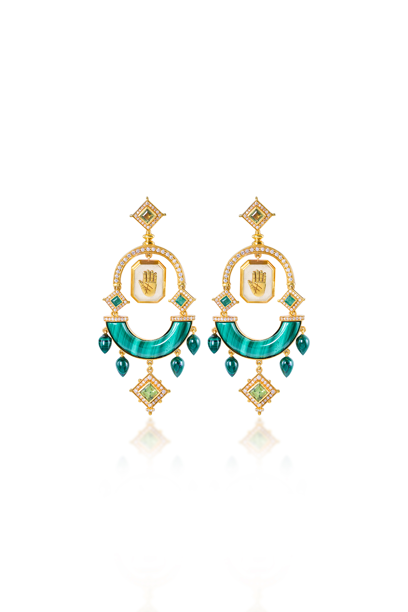 Chaand Phased Earrings