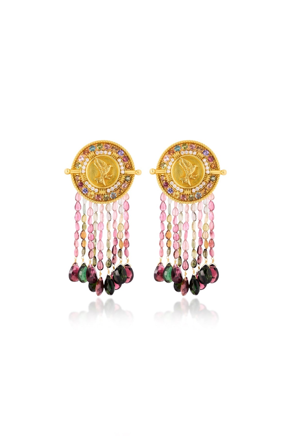 Watermelon Waterfall Earrings