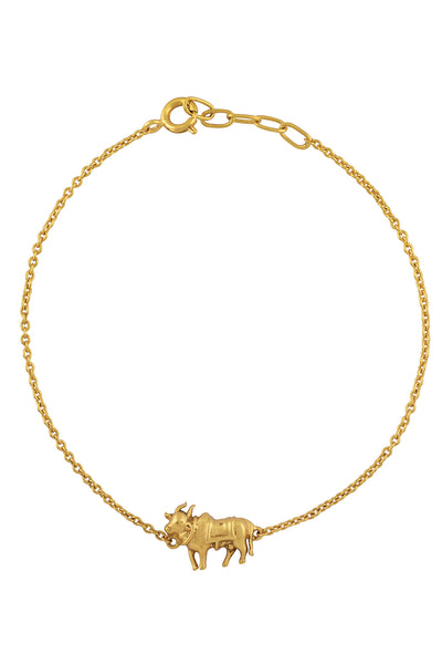 Holy Cow Gold Plated Bracelet