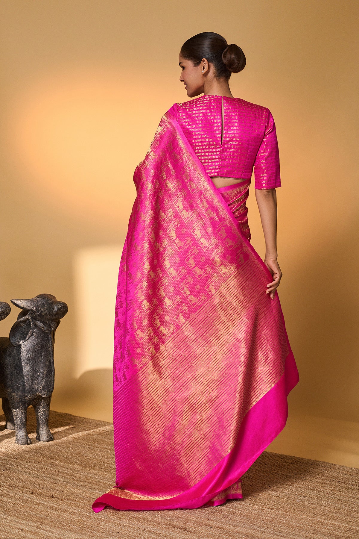 Rani Chaand Chaukor Saree