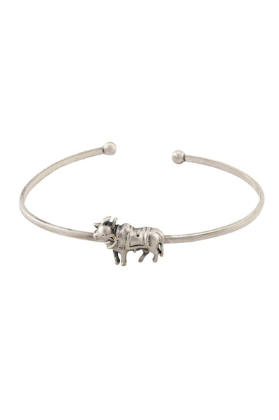 Holy Cow Silver Plated Bangle