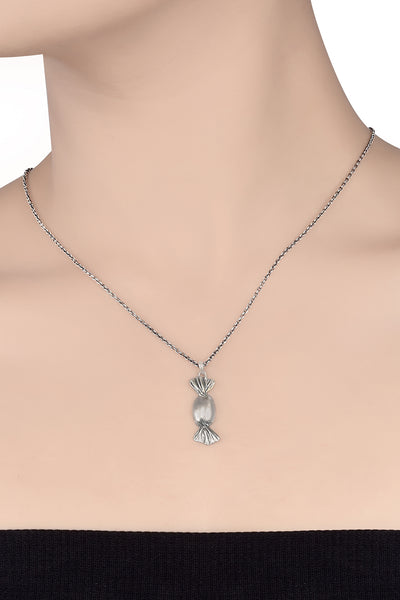 Toffee Silver Plated Necklace