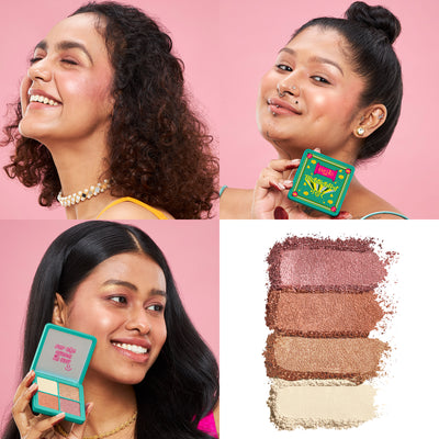 Sitara | Shimmery Face Highlighter Palettes, 11.2gm