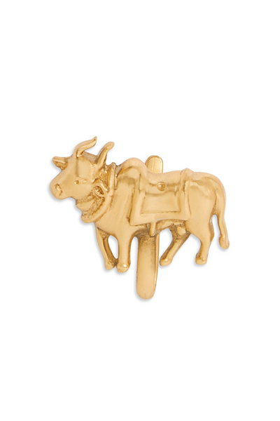 Gold Cow nose pin