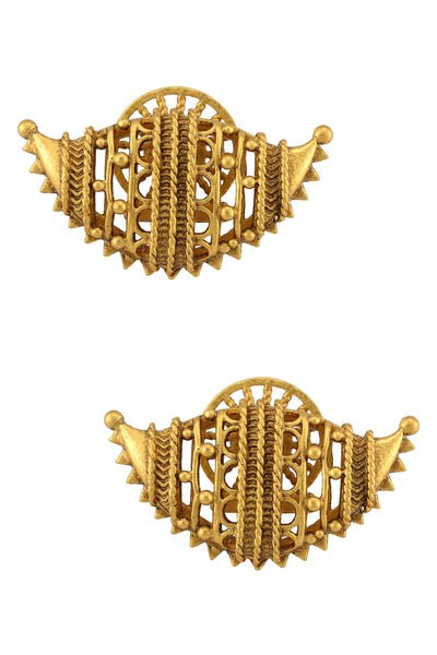 Gold Plated Patroon Studs