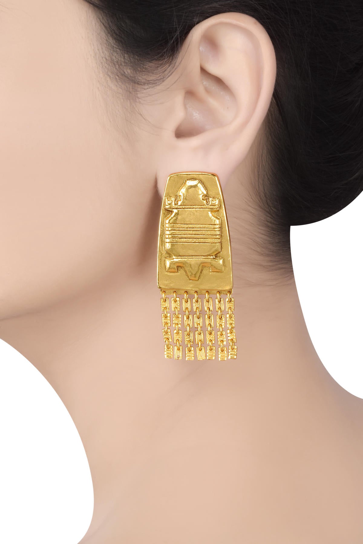Gold Plated Turtle Tale Earrings