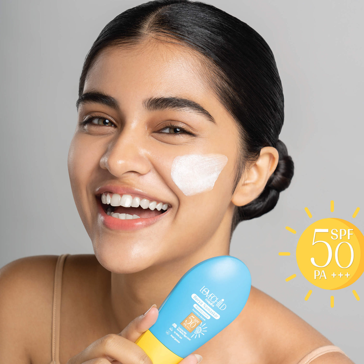 Surya Namaskar Sunscreen | Invisible Serum, SPF 50 Sunscreen, 50ml